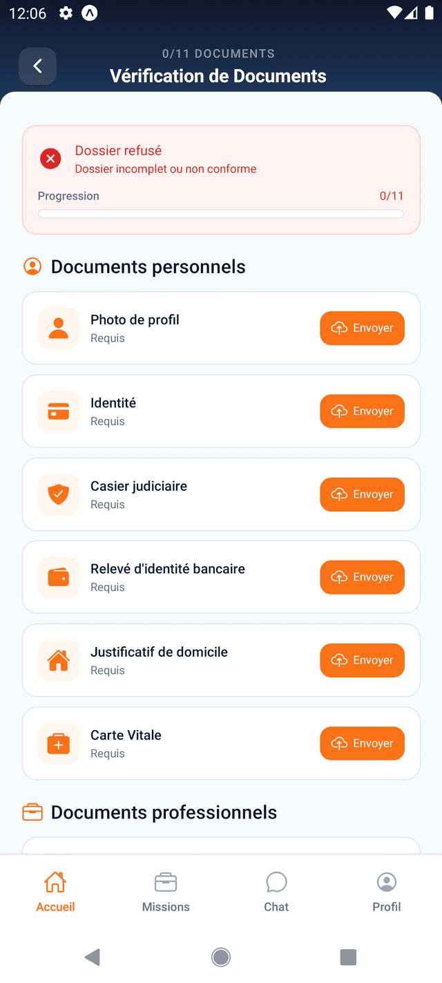 Documents personnels