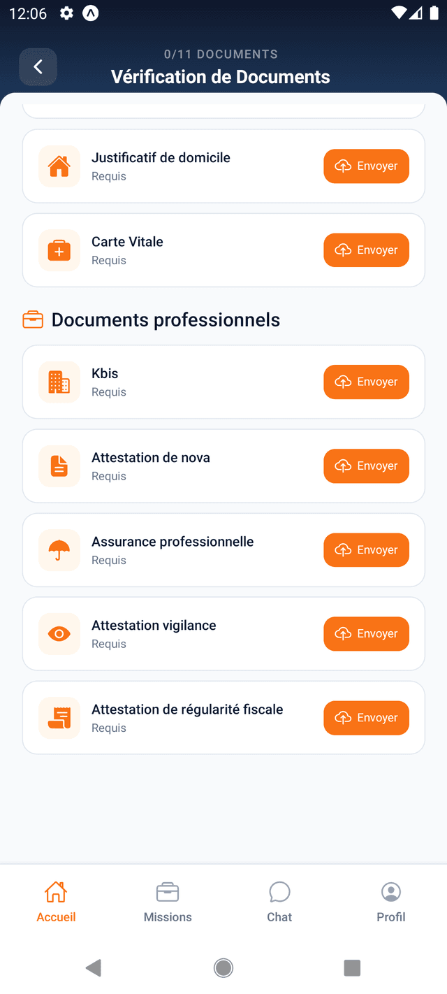 Documents professionnels