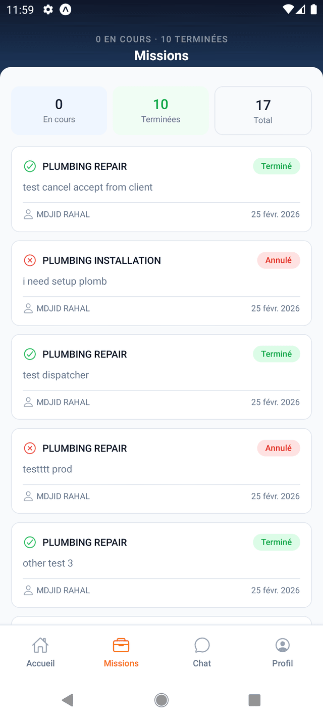 Mission terminée - 2